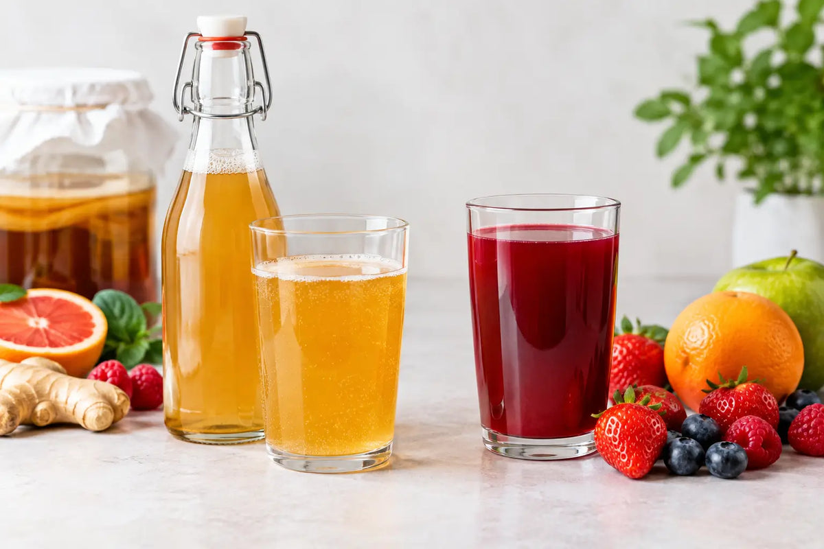 Fruit Kombucha Versus Juice: Which Sip Fits?