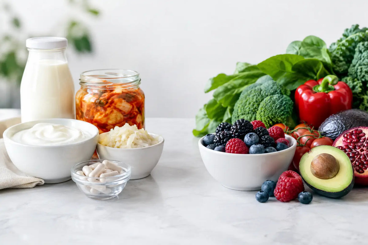 Difference Between Probiotics and Antioxidants