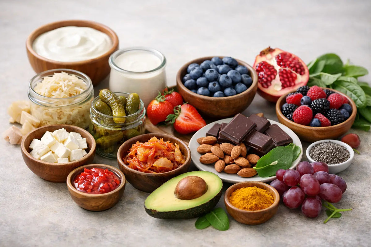 Foods Rich in Probiotics and Antioxidants
