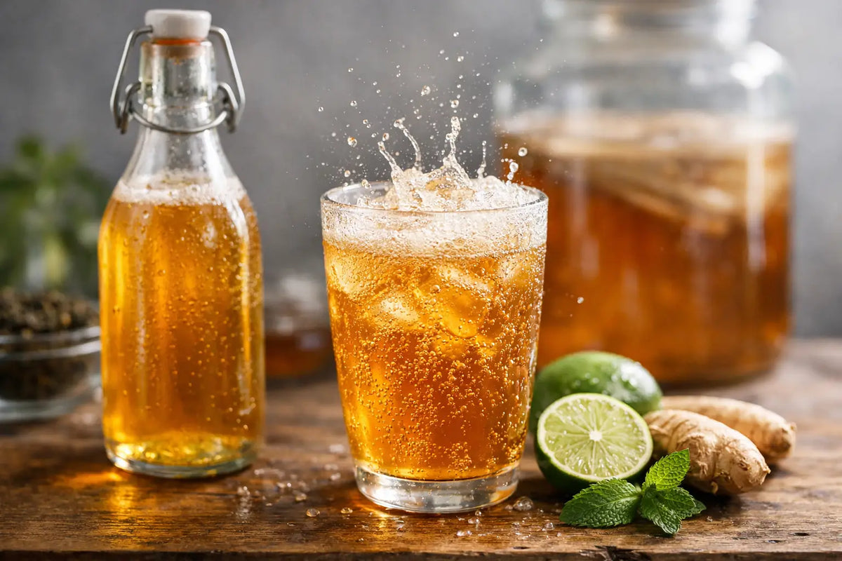 Naturally Fermented Kombucha That Truly Fizzes