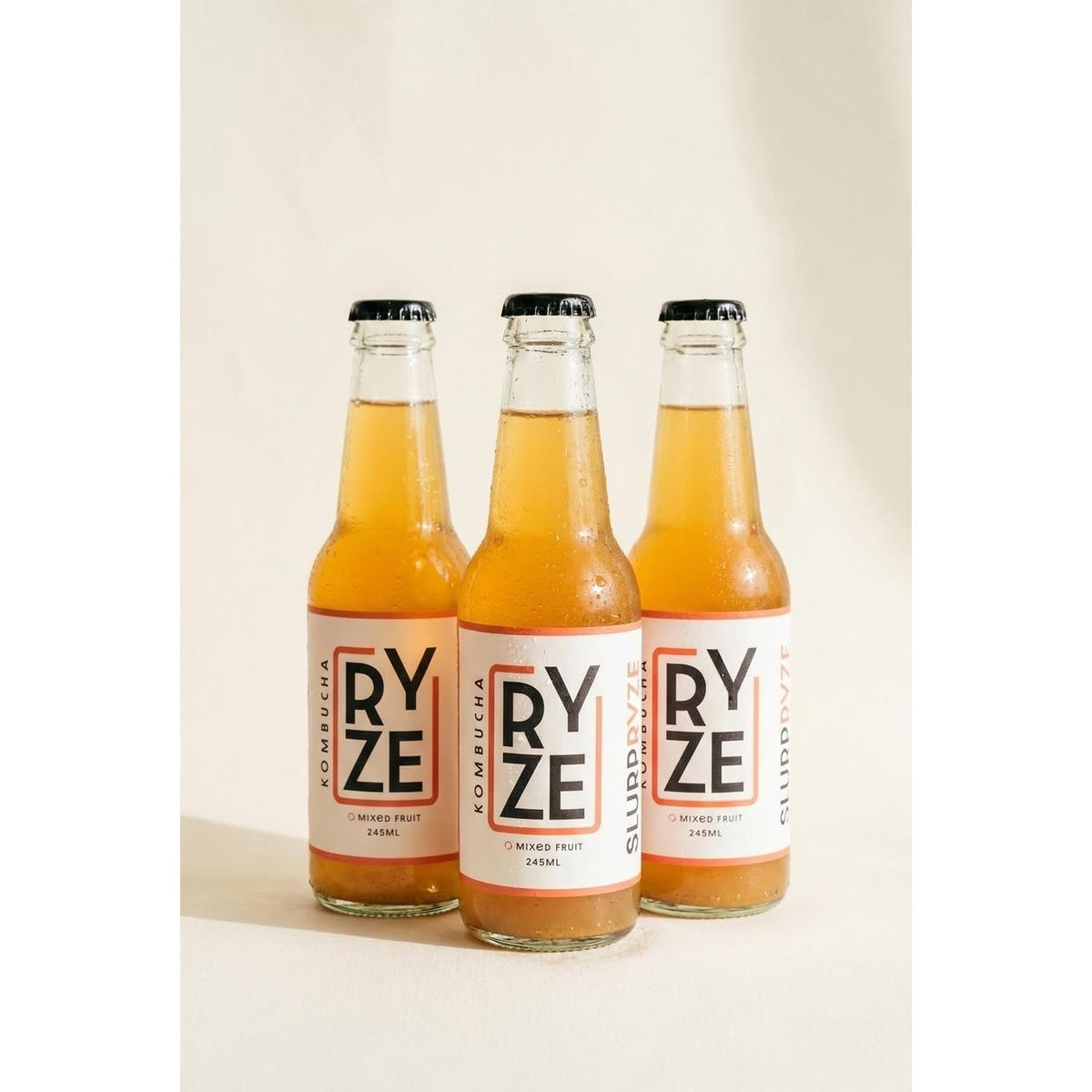 Mixed Fruit kombucha 3 bottles - RYZE