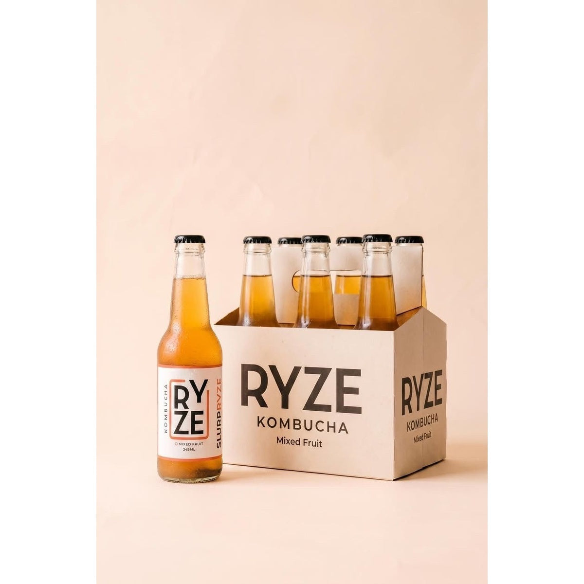 Mixed Fruit kombucha 6-pack - RYZE